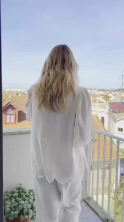 Hot Bukser - Linus - Moonbeam Melange Bukser & Jeans