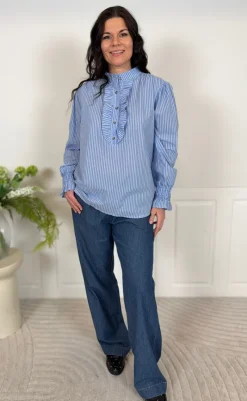 Outlet Bukser - Lisea - Medium Blue Denim Bukser & Jeans