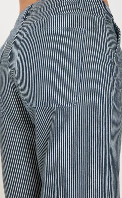 Outlet Bukser - Melly - Off-white w. Navy Blazer Bukser & Jeans|Blazere & Indejakker