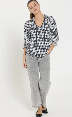 New Bukser - Milly - Light Grey Denim Bukser & Jeans