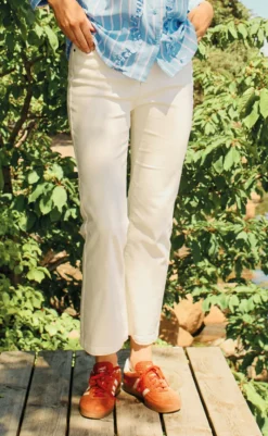 Clearance Bukser - Pasey - Star Off-white Bukser & Jeans