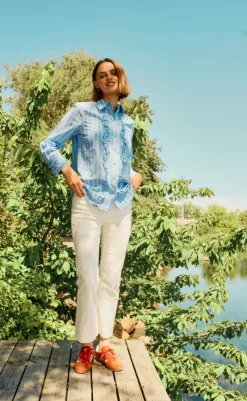 Clearance Bukser - Pasey - Star Off-white Bukser & Jeans