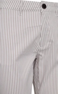 Bukser - Rex - Simply Taupe w. Star Off-white Bukser & Jeans