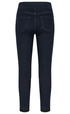 Sale Bukser - Shantal Ankle Raw - Dark Blue Denim Bukser & Jeans