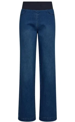 Sale Bukser - Shantal - Medium Blue Bukser & Jeans