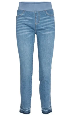 Outlet Bukser - Shantal Ankle Raw - Light Blue Bukser & Jeans