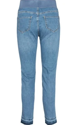 Outlet Bukser - Shantal Ankle Raw - Light Blue Bukser & Jeans