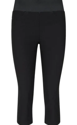 Online Bukser - Shantal Capri Power - Black Bukser & Jeans
