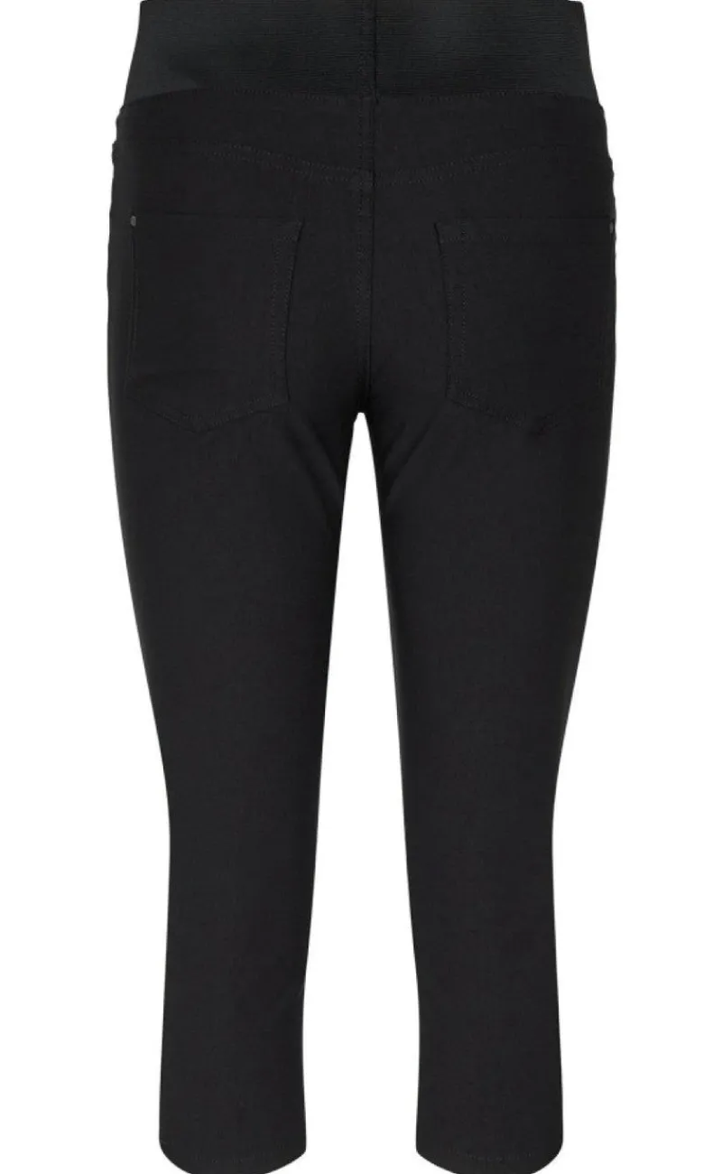 Online Bukser - Shantal Capri Power - Black Bukser & Jeans