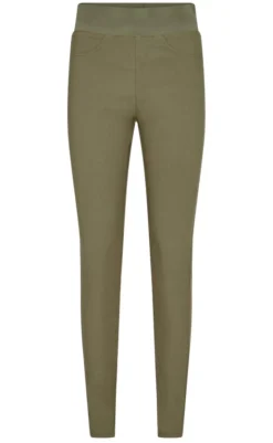 Outlet Bukser - Shantal Power - Deep Lichen Green Bukser & Jeans