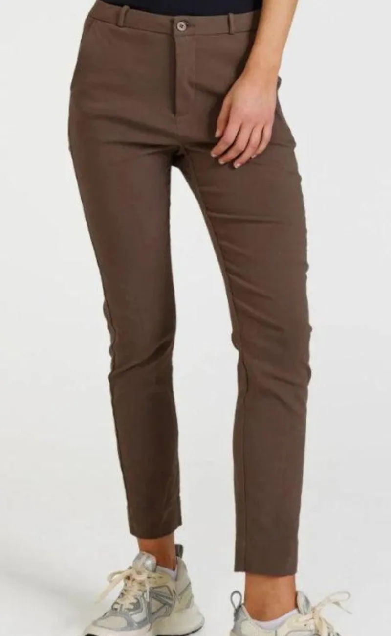 Clearance Bukser - Solvej Ankle - Morel Bukser & Jeans