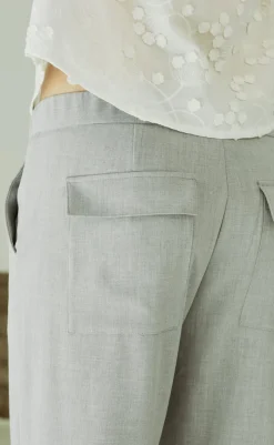 Online Bukser - Swift - Light Grey Melange Bukser & Jeans