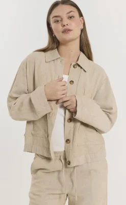 Jakke - Lava - Sand Melange Jakker & Frakker|Alt Overtøj