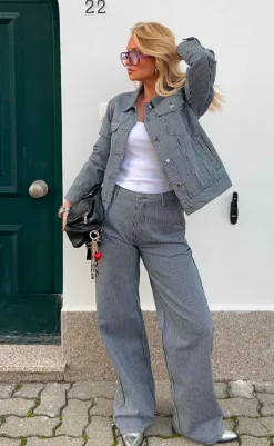 Online Jakke - Melly - Off-white w. Navy Blazer Blazere & Indejakker|Jakker & Frakker