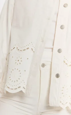 Hot Jakke - Tanni - Star Off-white Jakker & Frakker|Alt Overtøj