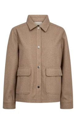 Jakke - Yanna - Silver Mink Melange Jakker & Frakker|Alt Overtøj