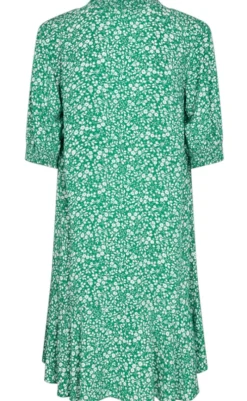 Outlet Kjole - Adney  - Pepper Green W. Off White Kjoler