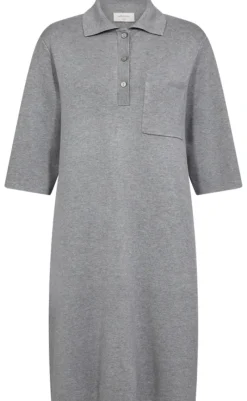 Sale Kjole - Ani - Medium Grey Melange Kjoler