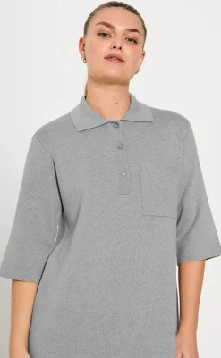 Sale Kjole - Ani - Medium Grey Melange Kjoler
