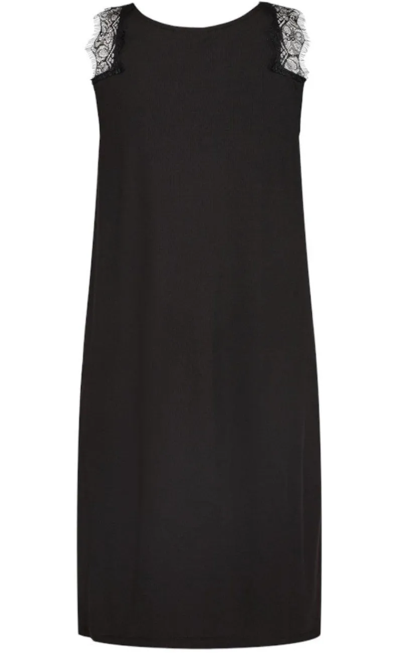 Best Kjole - Bicco Rib - Black Kjoler