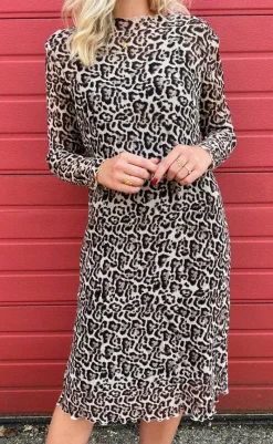 New Kjole - Edelyn - Oxford Tan w. Black Kjoler