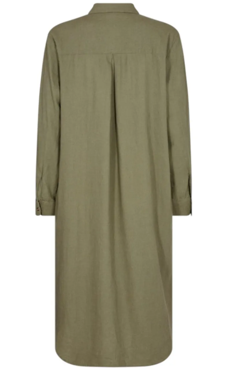 Online Kjole - Lava - Deep Lichen Green Kjoler