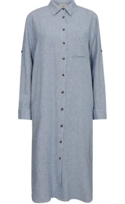 Discount Kjole - Lava - Off White w. Nebulas Blue Kjoler