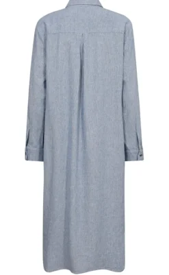 Discount Kjole - Lava - Off White w. Nebulas Blue Kjoler