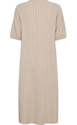 Clearance Kjole - Lava - Sand Melange w. Star Off-white Kjoler