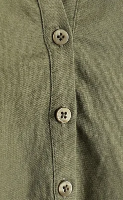 Sale Kjole - Lava Kaftan - Deep Lichen Green Kjoler