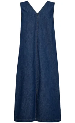 Clearance Kjole - Lisea 207090 - Medium Blue Denim Kjoler