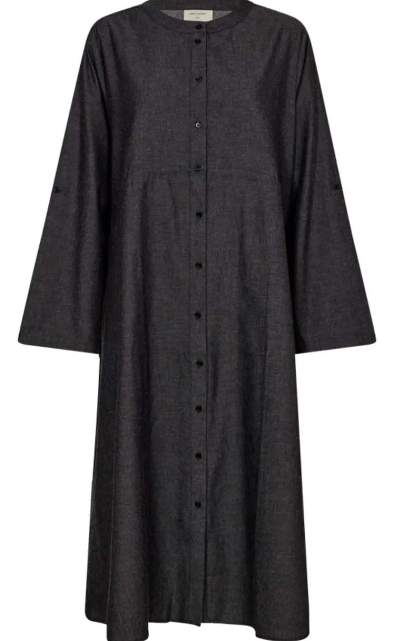 Hot Kjole - Malay - Black Denim Kjoler