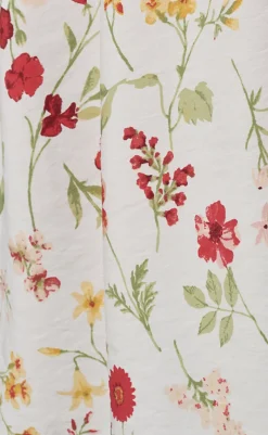 Discount Kjole - Mele - Brilliant White w. Hot Coral Kjoler