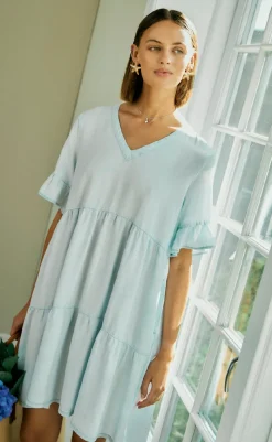 Clearance Kjole - Renna - Light Blue Denim Kjoler