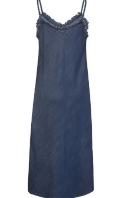 Hot Kjole - Renna - Medium Blue Denim Kjoler
