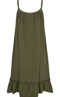 New Kjole - Uline - Deep Lichen Green Kjoler