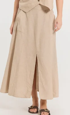 Sale Nederdel - Lava - Sand Melange Nederdele