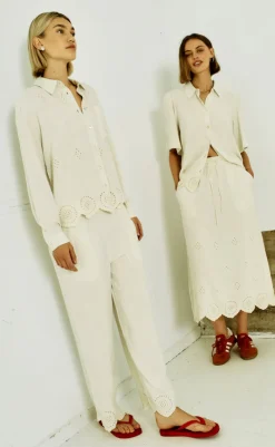 Nederdel - Linus - Moonbeam Melange Nederdele