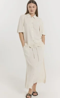 Nederdel - Linus - Moonbeam Melange Nederdele