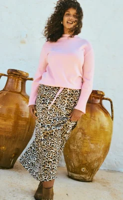 Outlet Nederdel - Malay - Rainy Day w. Silver Mink Nederdele