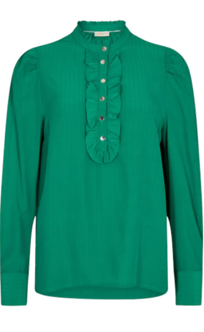 Skjorte - April - Pepper Green Skjorter