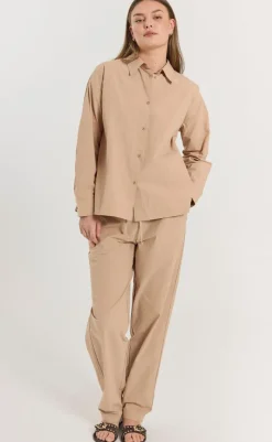 Hot Skjorte - Jally - Simply Taupe Skjorter