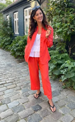 Sale Skjorte - Lava Simple - Hot Coral Skjorter