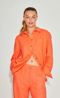 Sale Skjorte - Lava Simple - Hot Coral Skjorter