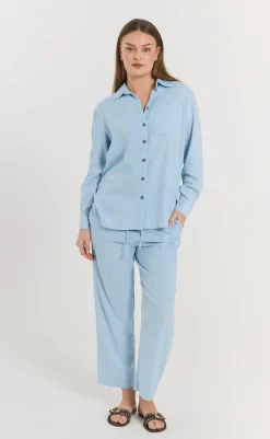 Clearance Skjorte - Lava Simple - Chambray Blue Skjorter