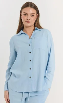 Clearance Skjorte - Lava Simple - Chambray Blue Skjorter