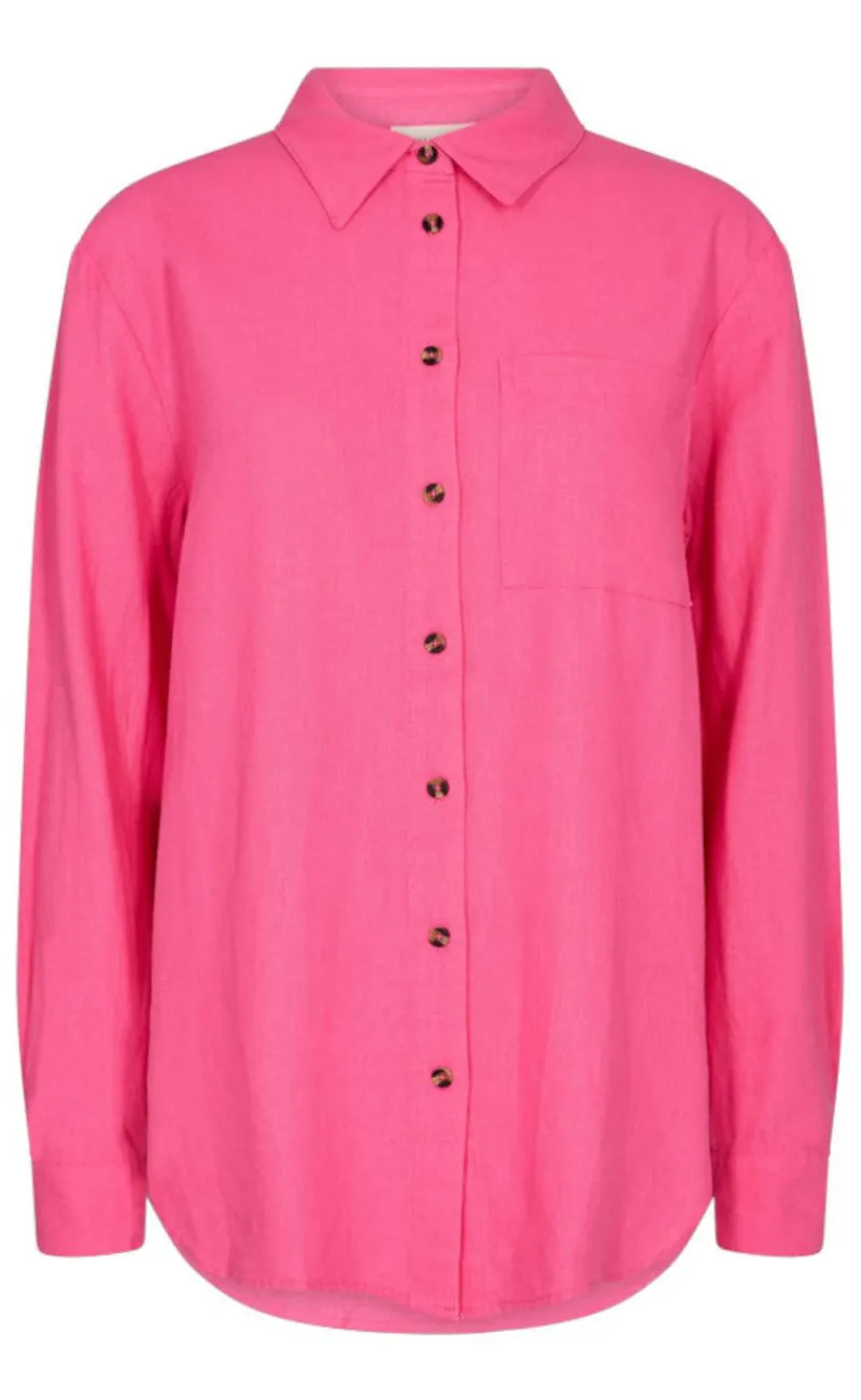 Discount Skjorte - Lava Simple - Carmine Rose Skjorter