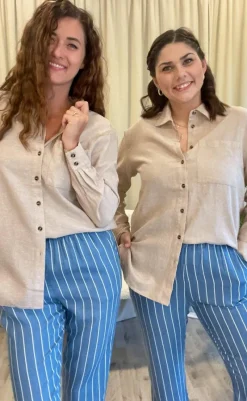 Clearance Skjorte - Lava Simple - Sand Melange Skjorter