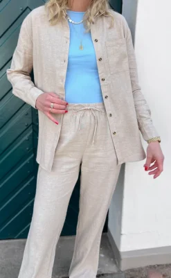 Clearance Skjorte - Lava Simple - Sand Melange Skjorter