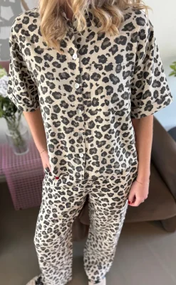 Skjorte - Lavisco - Sand Melange w. Black Skjorter